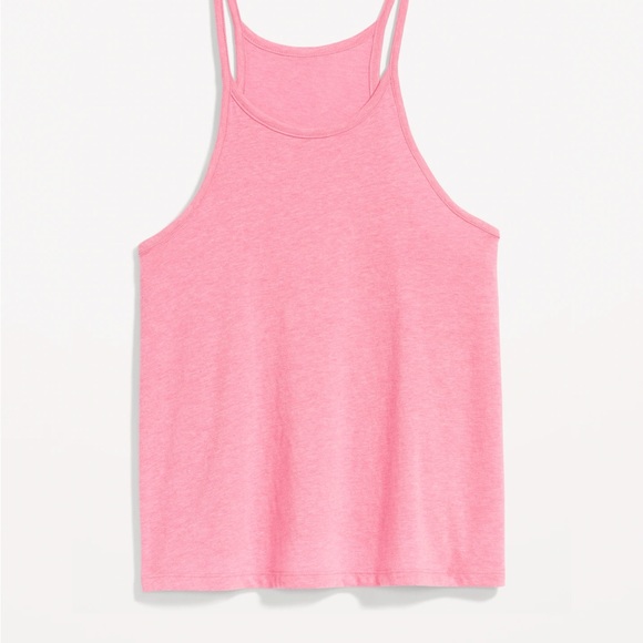 NWT OLD NAVY Relaxed Halter Tank Top Color:
Neon Petunia - Picture 1 of 6
